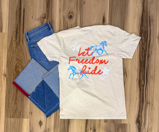 LET FREEDOM RIDE TEE