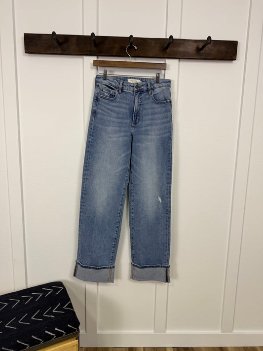 THE AMITY STRAIGHT CUFFED JEAN