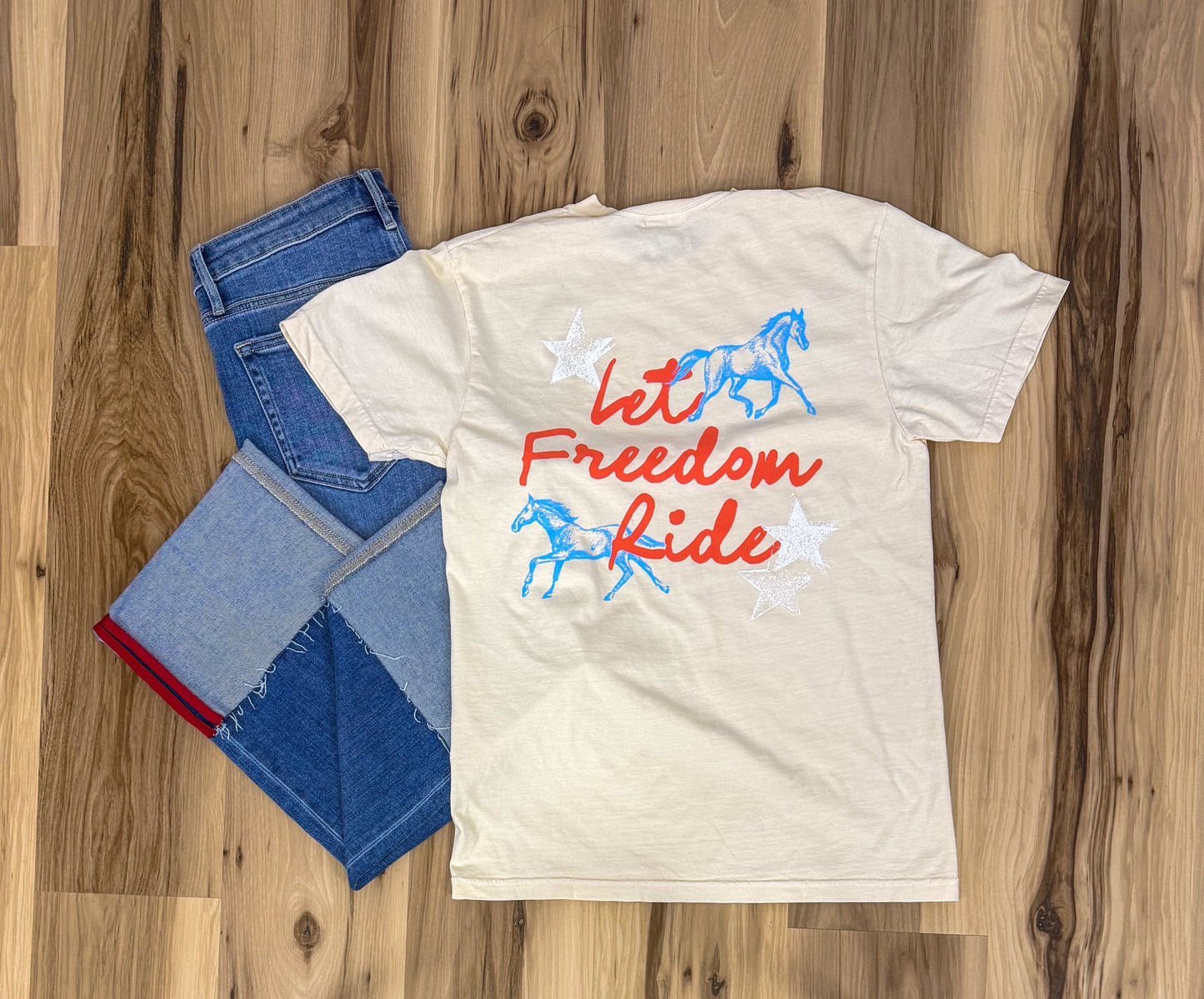 LET FREEDOM RIDE TEE