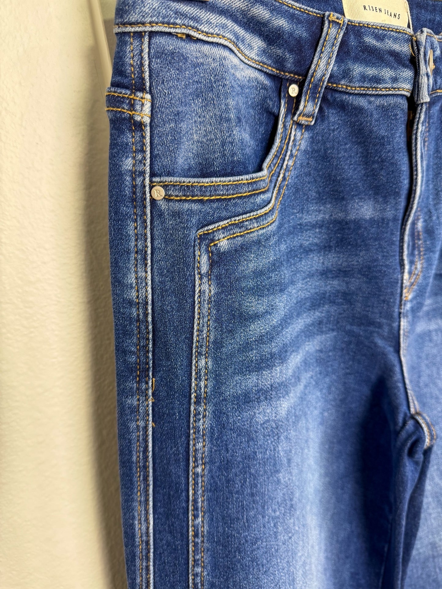 THE EDEN WIDE LEG CUFFED JEAN